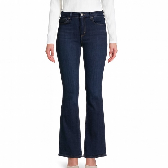 Blue Revival Dark Wash Bootcut Jeans Size 31 Classic Stretch Denim Mid Rise - Picture 1 of 4